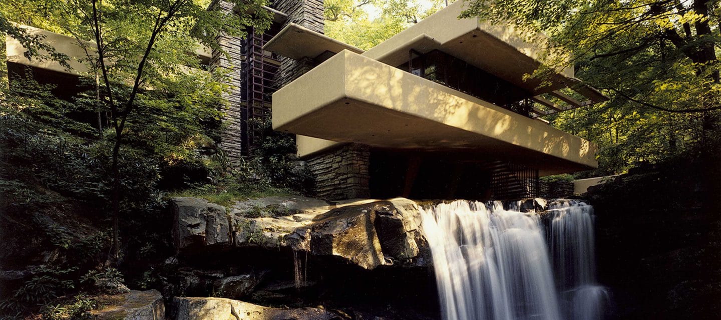 Fallingwater in Summer - Courtesy of the Western Pennsylvania Conservancy