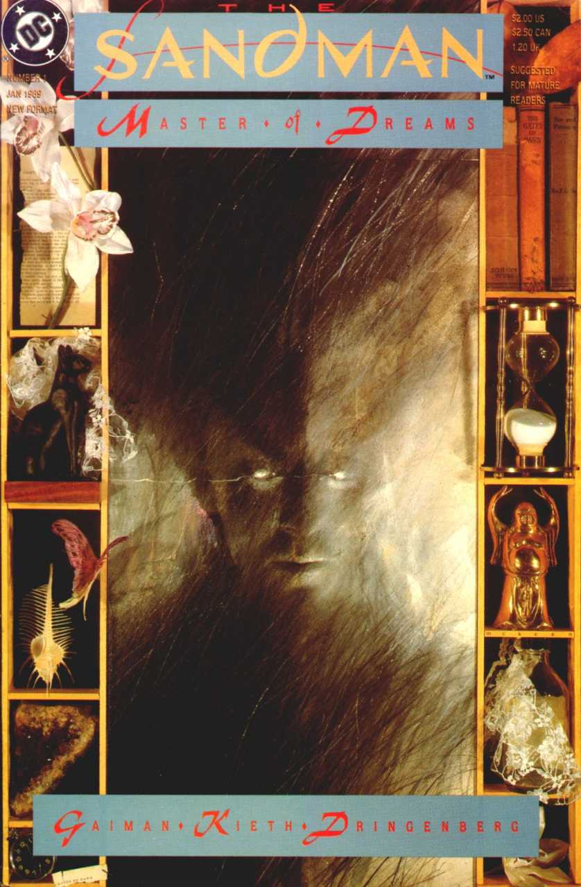 Cover of Sandman Issue 1 by Dave McKean